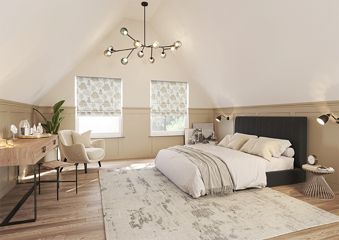 Coppice Faux Silk, Bronze - Twist&Fit Roman Blind - Image 6